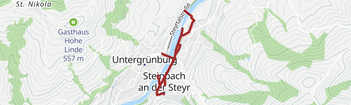 Route map: Auweg